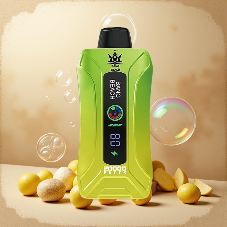 Bang Beach Smart Skärm 20000 Puffs Engångsvape Sourapple Svensk Grossist