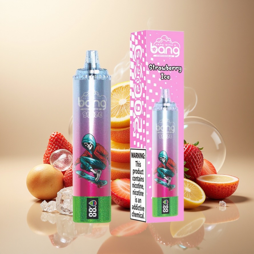 Bang Blaze Tornado 20000 Puffs Engångs Vape Jordgubbis med Type-C & Justerbar Luftflöde 0%/2%/3%/5% Nikotin svensk grossist