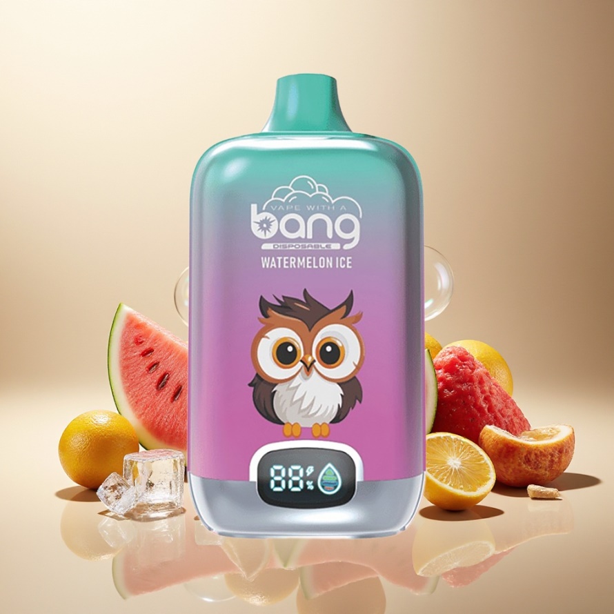 Bang Digital Box 15000 Puffs Engångs Vape Vattenmelon Is 15ml E-vätska 550mAh Svensk Grossist