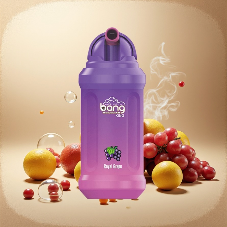 Bang King 12000 Puffs Engångs Vape Kungligt Druva 23ml 650mAh svensk grossist
