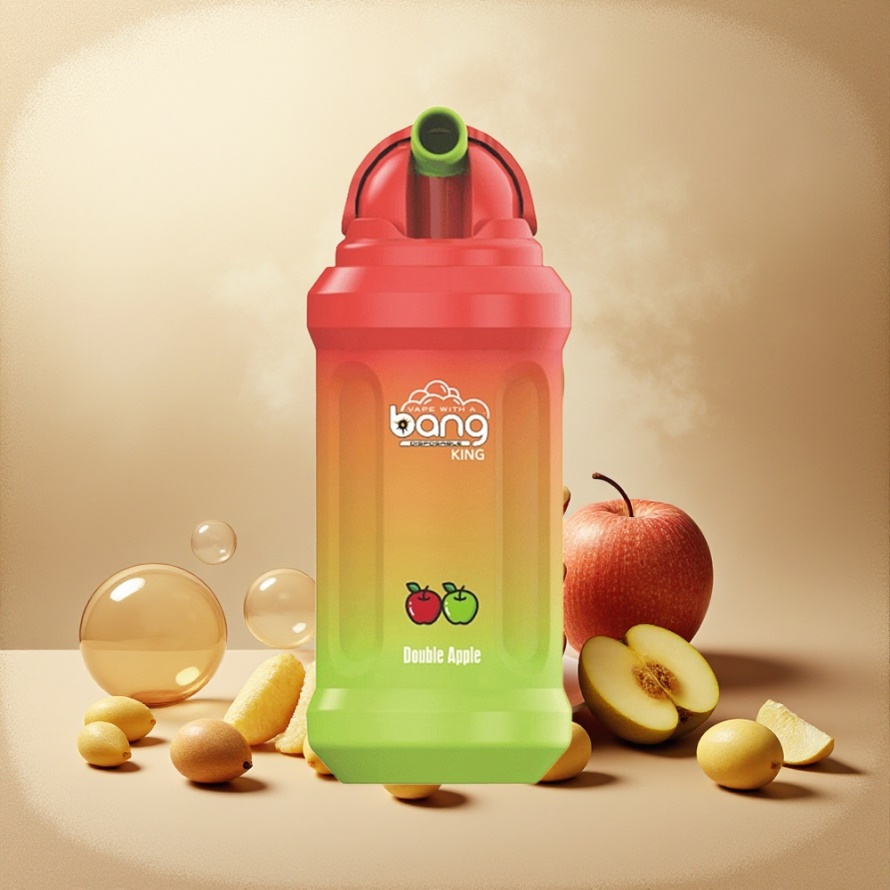 Bang King 12000 Puffs Svensk Grossist Engångs Vape Dubbel Äpple 23ml 650mAh Mesh Coil