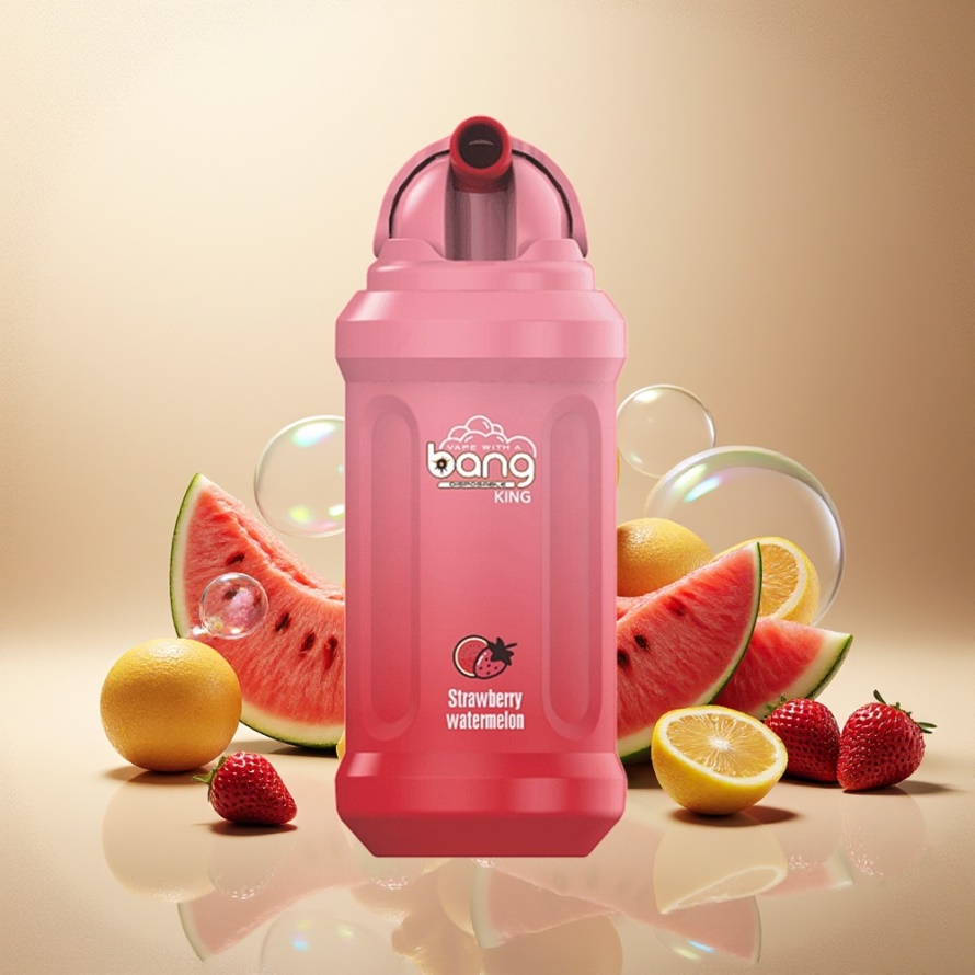 Bang King 12000 Puffs Svensk Grossist Engångs Vape Jordgubb Vattenmelon 23ml 650mAh Mesh 1.2 Ohm