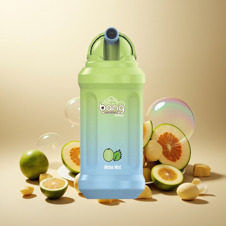 Bang King 12000 Puffs Svensk Grossist Engångs Vape Melonmynta 23ml 650mAh Mesh 1.2 Ohm
