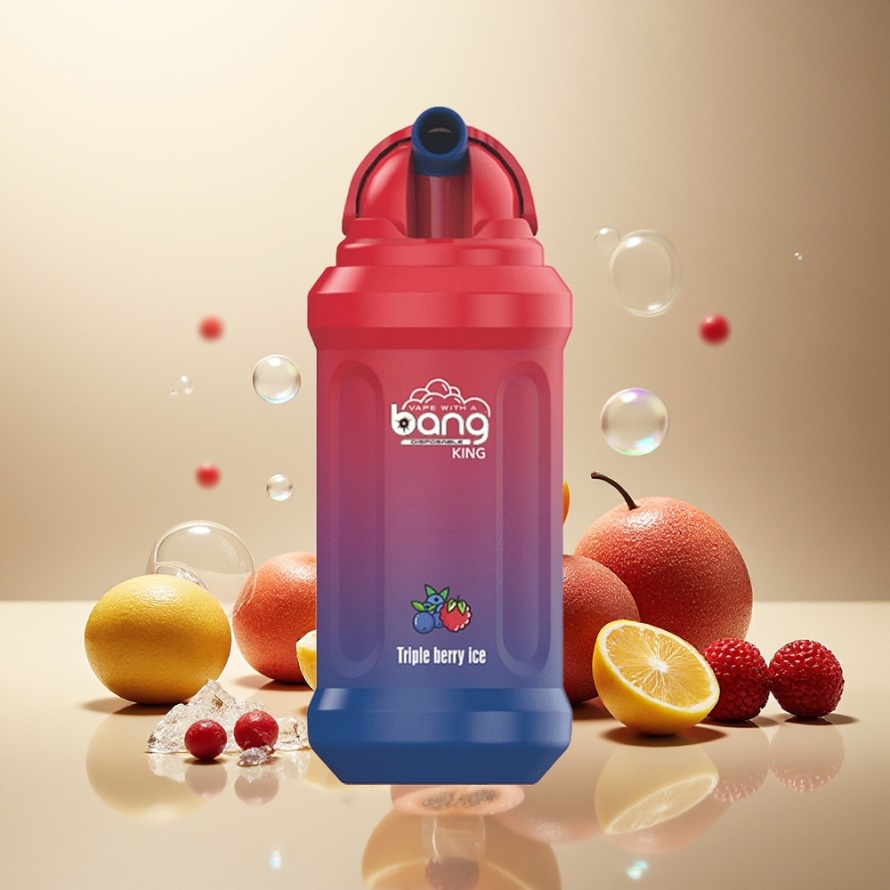 Bang King 12000 Puffs Svensk Grossist Engångs Vape Trippelbär Is 23ml 650mAh Mesh 1.2 Ohm