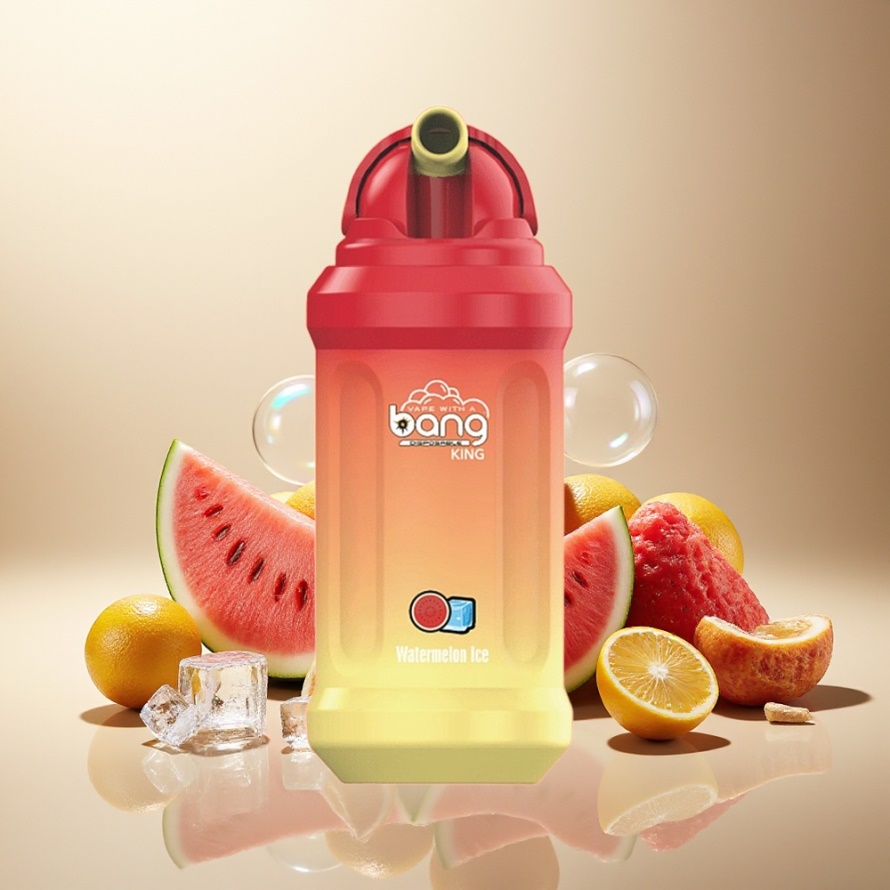 Bang King 12000 Puffs Svensk Grossist Engångs Vape Vattenmelon Is 23ml 650mAh Mesh Coil