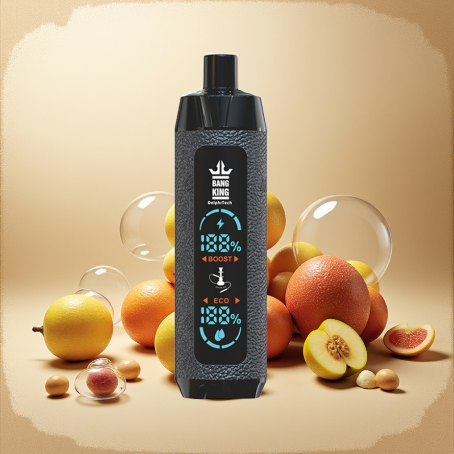 Bang King Shisha 25000 Puffs Svensk Grossist Engångs Vape Cush Man 30ml 650mAh Type-C 0.6 Ohm