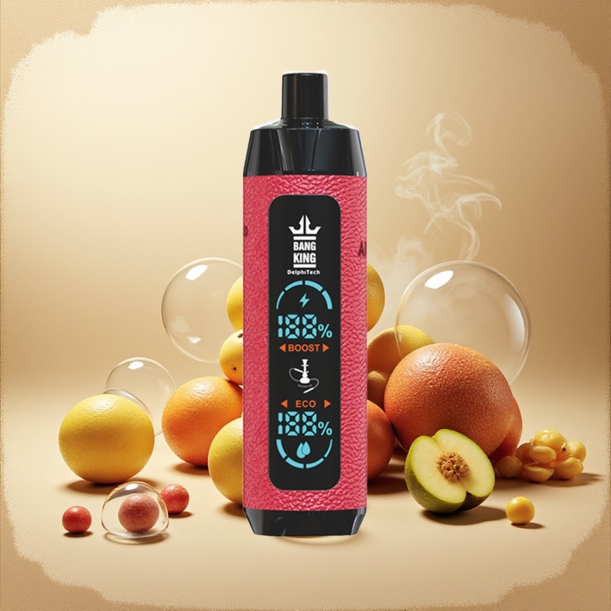 Bang King Shisha 25000 Puffs Svensk Grossist Engångs Vape Dåligt Blod 30ml 650mAh Mesh 0.6Ω Type-C