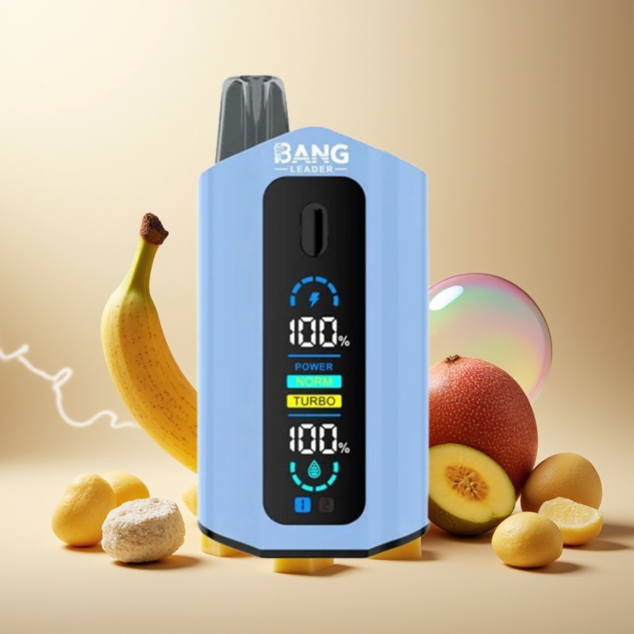 Bang Leader 50000 Puffs Engångs Vape Banan Is Mango 13400mAh Svensk Grossist