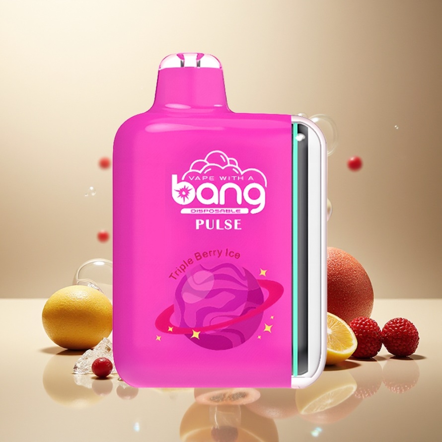 Bang Pulse 18000 Puffs Engångs Vape Trebär Is med 650mAh & Type-C – Svensk Grossist