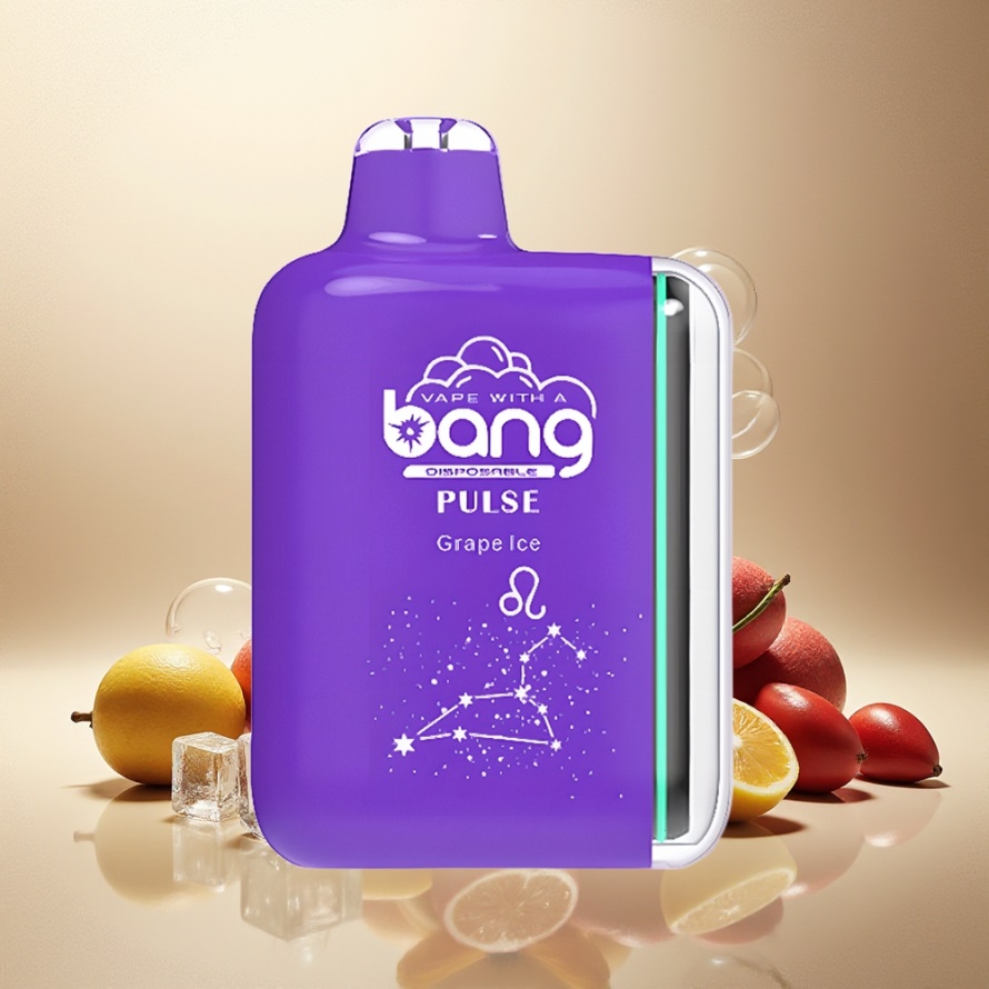 Bang Pulse 18000 Puffs Engångsvape Vindruvis Type-C 650mAh 26ml svensk grossist