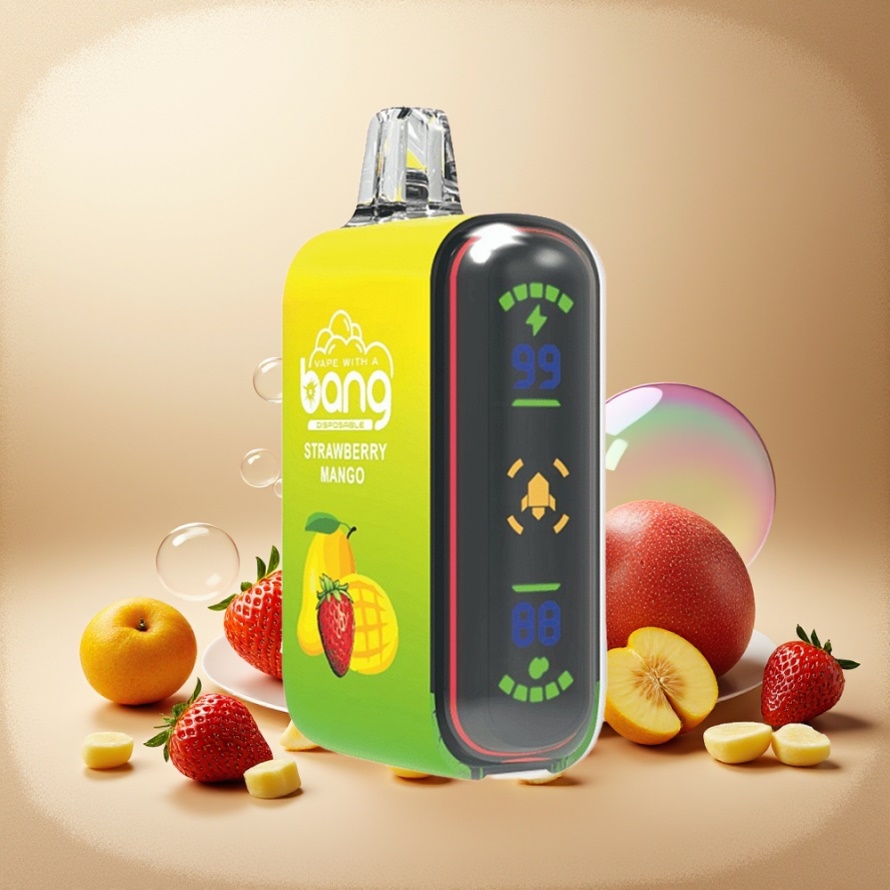 Bang Rocket 18000 Puffs Engångs Vape Jordgubb Mango 26ml svensk grossist