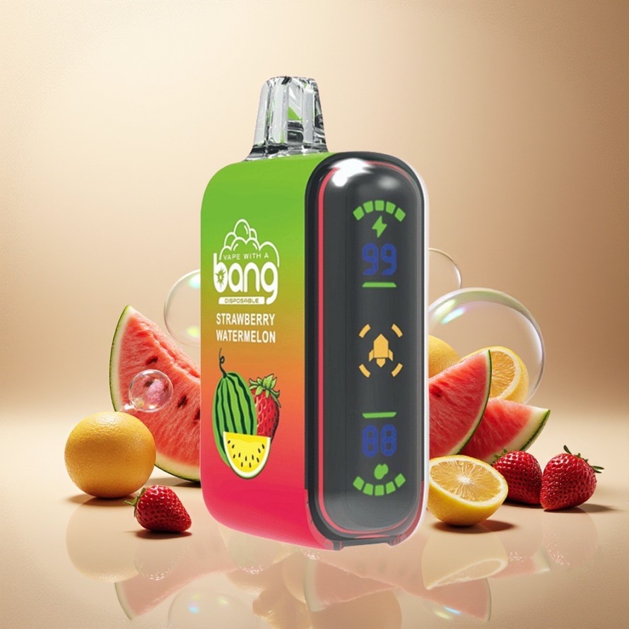 Bang Rocket 18000 Puffs Engångs Vape Jordgubb Vattenmelon 26ml svensk grossist