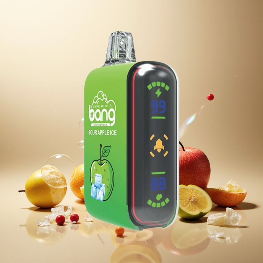 Bang Rocket 18000 Puffs Engångs Vape Syrlig Äpple Is 26ml 650mAh svensk grossist