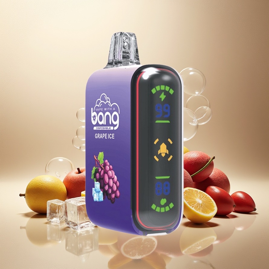 Bang Rocket 18000 Puffs Engångs Vape Vindruvis (Grape Ice) 26ml 650mAh svensk grossist