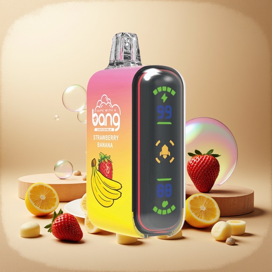 Bang Rocket 18000 Puffs Engångsvape Jordgubb Banan 26ml svensk grossist
