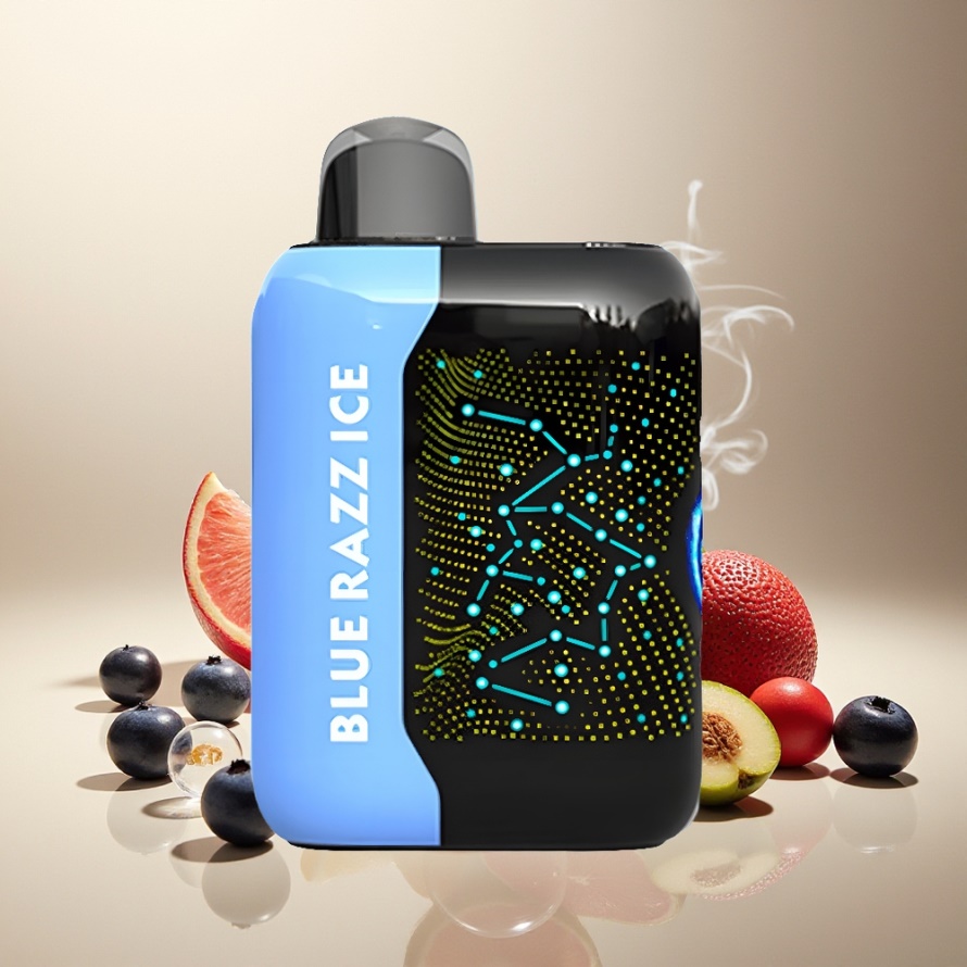 Bang Starry 25000 Puffs Engångs Vape Blåbär Is med 28ml E-Liquid, 800 mAh Batteri & Type-C svensk grossist