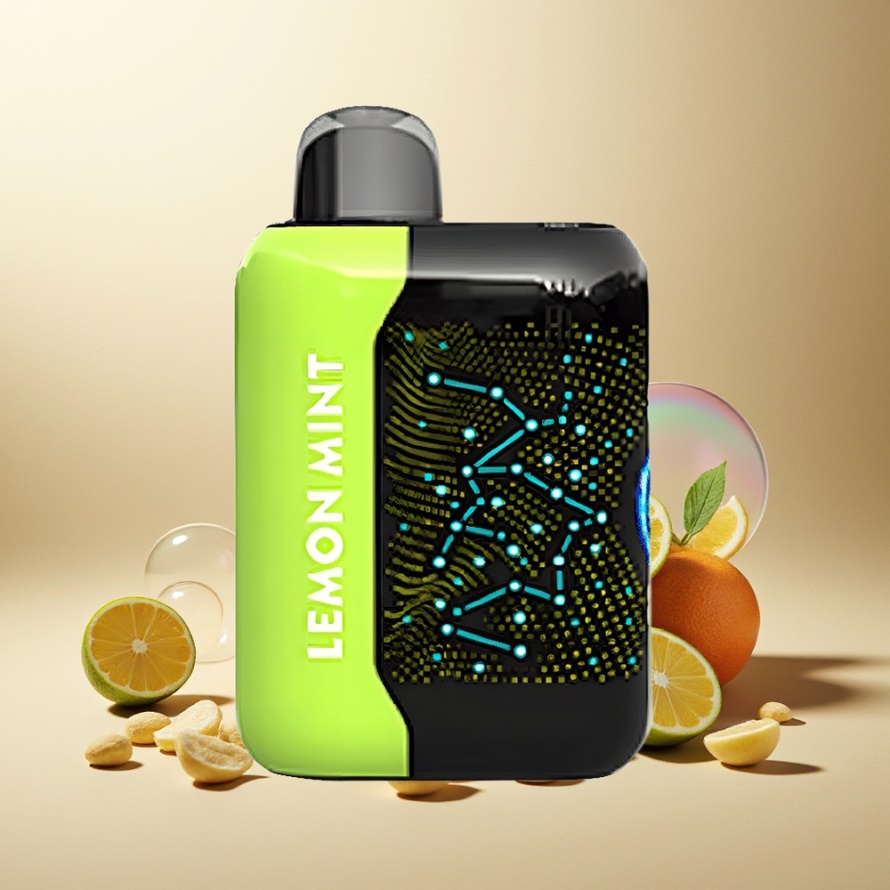 Bang Starry 25000 Puffs Engångs Vape Citronmynta 28ml 800mAh Mesh 1.0 Ohm Type-C svensk grossist
