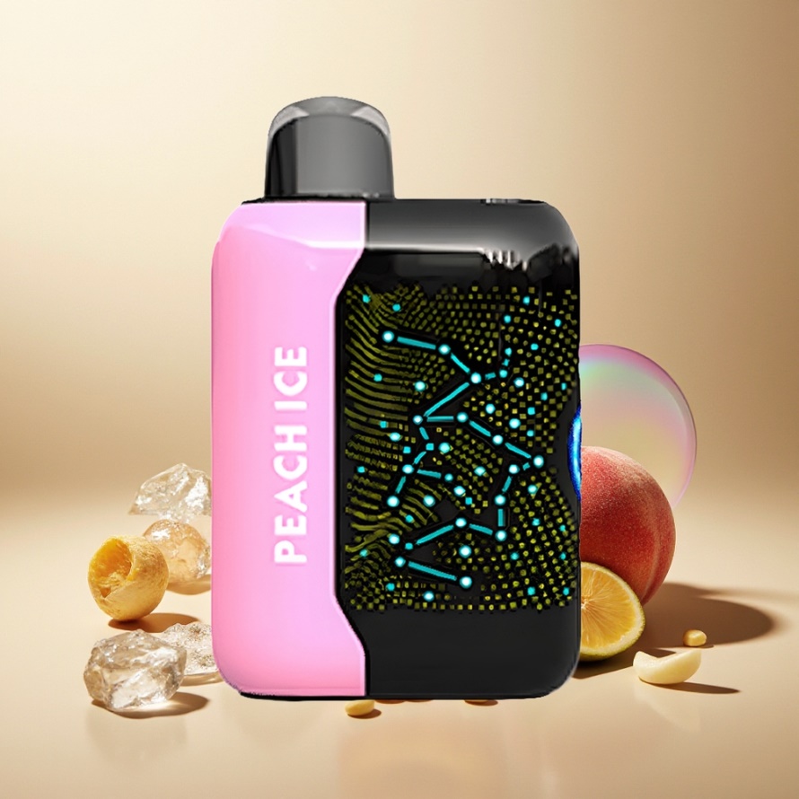 Bang Starry 25000 Puffs Engångs Vape Persika Is (28ml, 800mAh, Type-C) svensk grossist