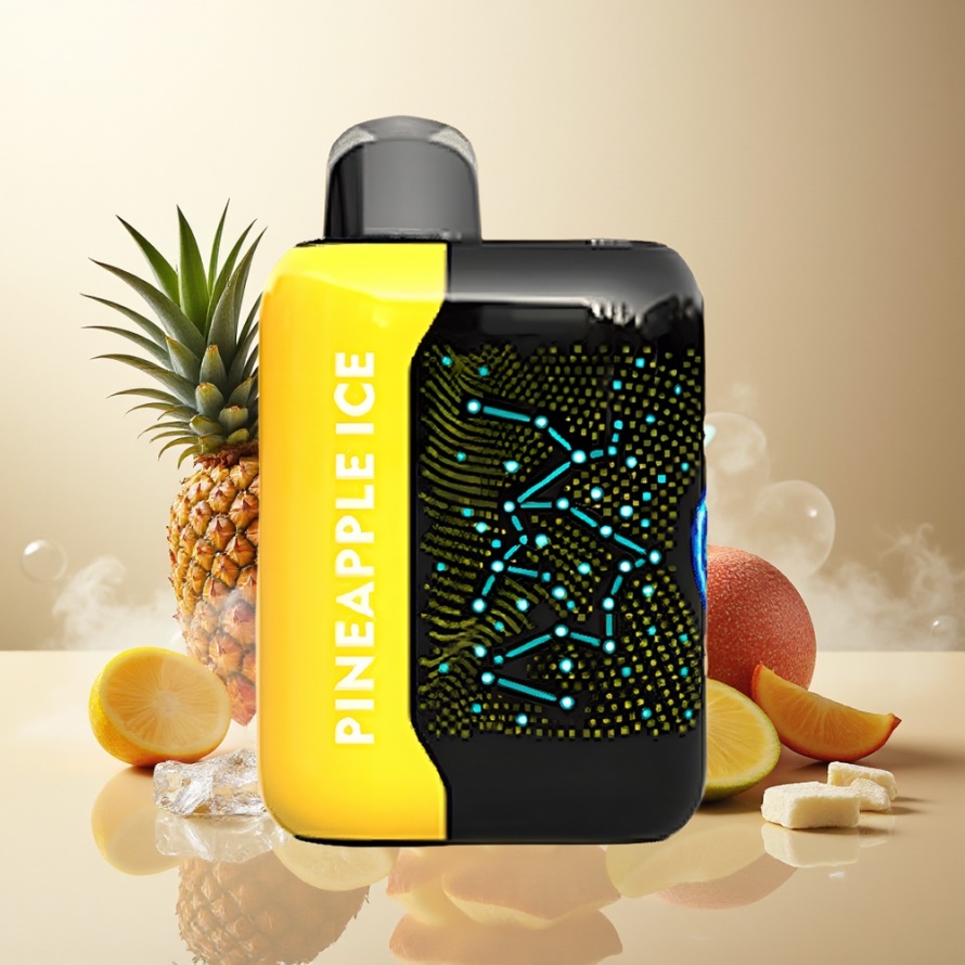 Bang Starry 25000 Puffs Svensk Grossist Engångs Vape Ananas Is 28ml 800mAh Type-C Mesh 1.0 Ohm