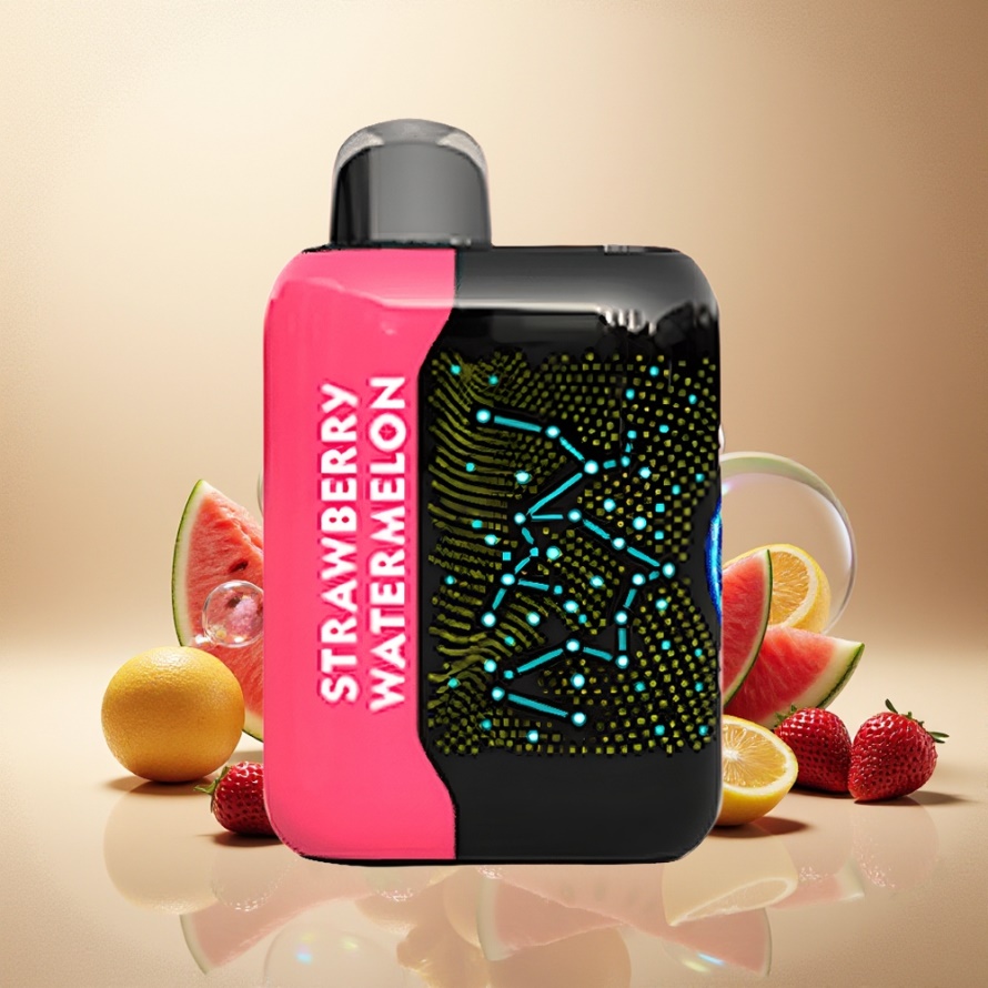Bang Starry 25000 Puffs Svensk Grossist Engångs Vape Jordgubb Vattenmelon 28ml 800mAh Type-C