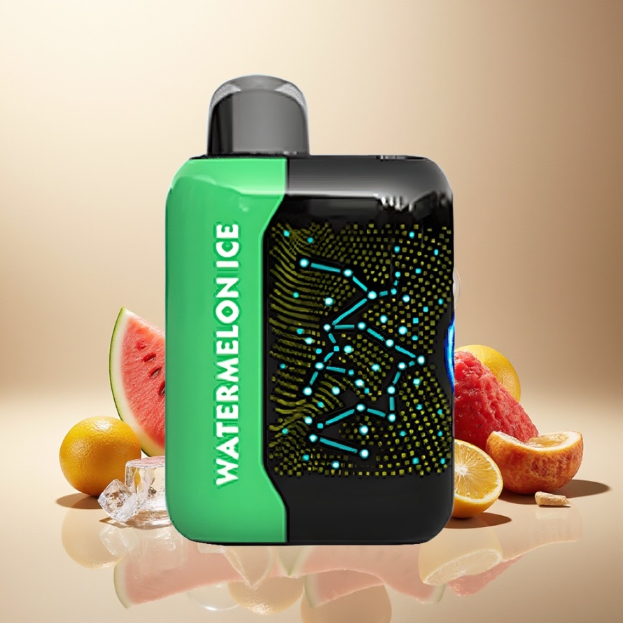 Bang Starry 25000 Puffs Svensk Grossist Engångs Vape Vattenmelon Is 28ml 800mAh Type-C