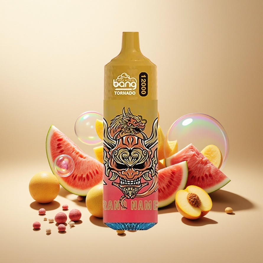Bang Tornado 12000 Puffs 23ml 650mAh Svensk Grossist Engångs Vape Persika Mango Vattenmelon