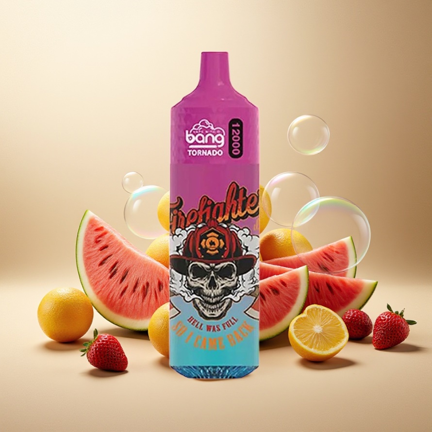 Bang Tornado 12000 Puffs 23ml 650mAh Svensk Grossist Jordgubb Vattenmelon Melon