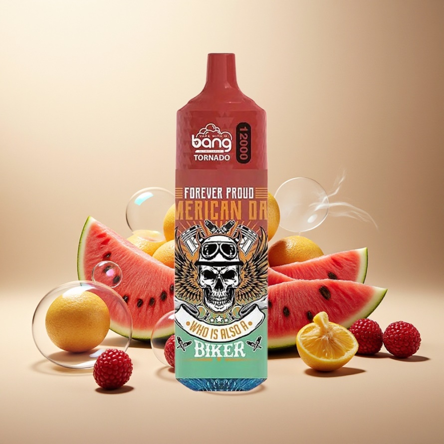 Bang Tornado 12000 Puffs Engångs Vape Hallon Vattenmelon 23ml 650mAh svensk grossist