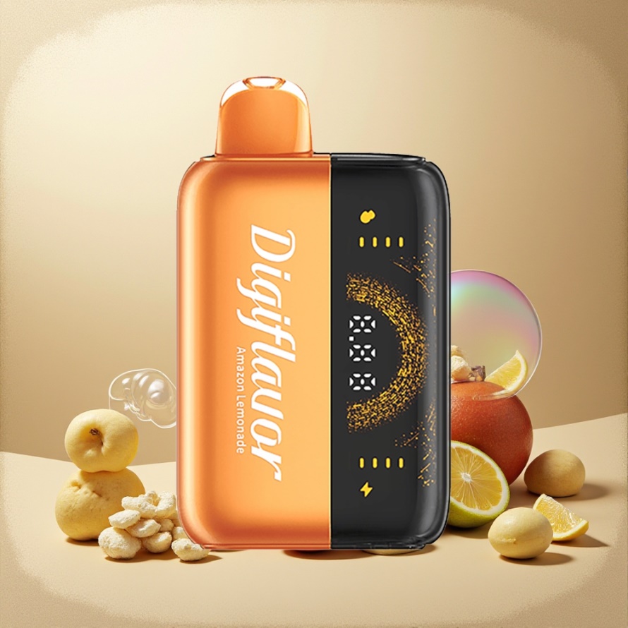 Digiflavor BRK 20000 Puffs Engångsvape Amazon Lemonade 5% Nikotin 12ml 200mAh BRK-batteri 2-läges puff svensk grossist