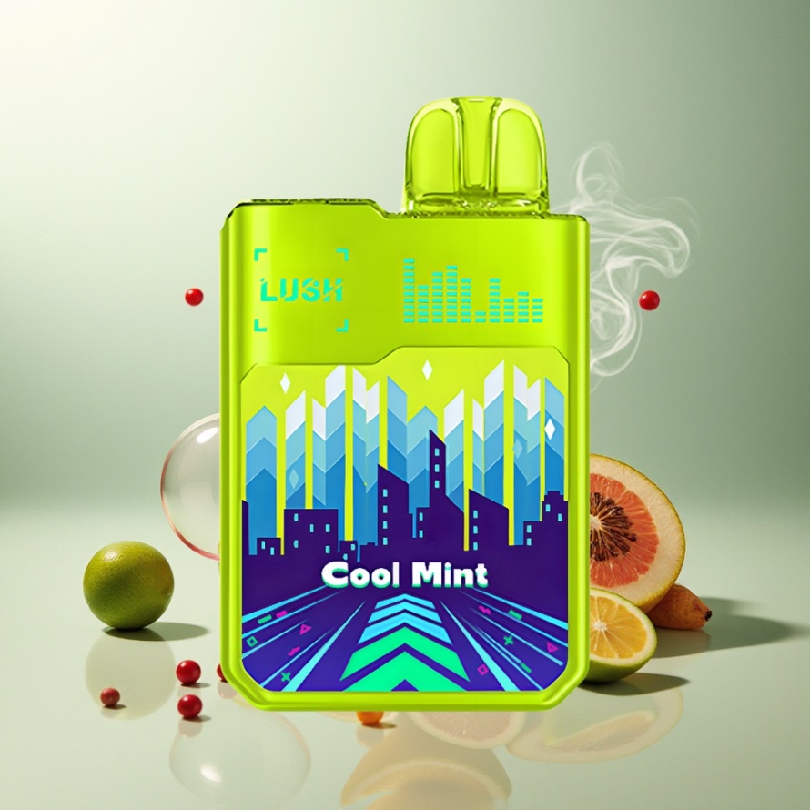 Digiflavor Geekbar LUSH 20000 Puffs Engångs Vape Kylmynta med Dual-Mesh Coils & USB Type-C svensk grossist