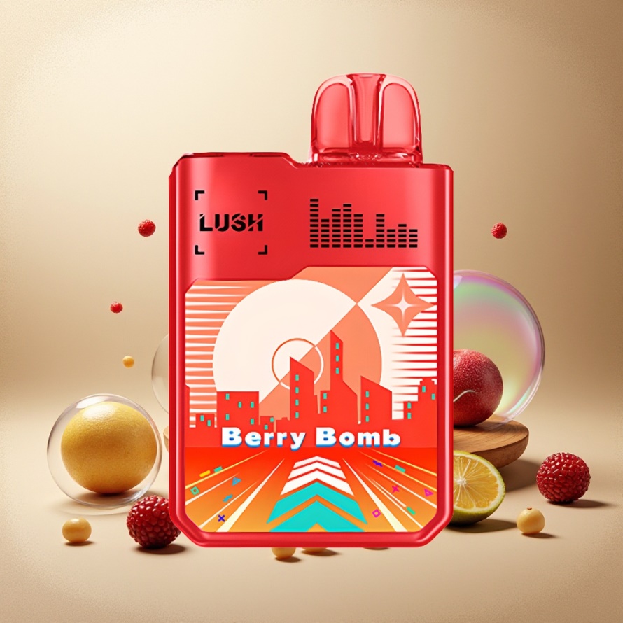 Digiflavor Geekbar LUSH 20000 Puffs Svensk Grossist Engångs Vape Bärbomb med USB-C & LED-skärm