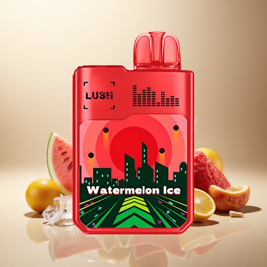 Digiflavor Geekbar LUSH 20000 Puffs Svensk Grossist Engångs Vape Vattenmelon Is med 820mAh Batteri & USB-C