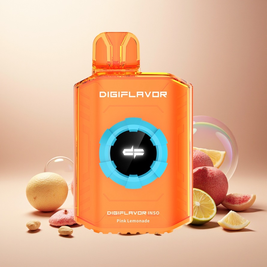 Digiflavor INSO 700 Puffs Engångs Vape Rosa Citronad med Dual-Mesh Coils 2% Nikotin – svensk grossist