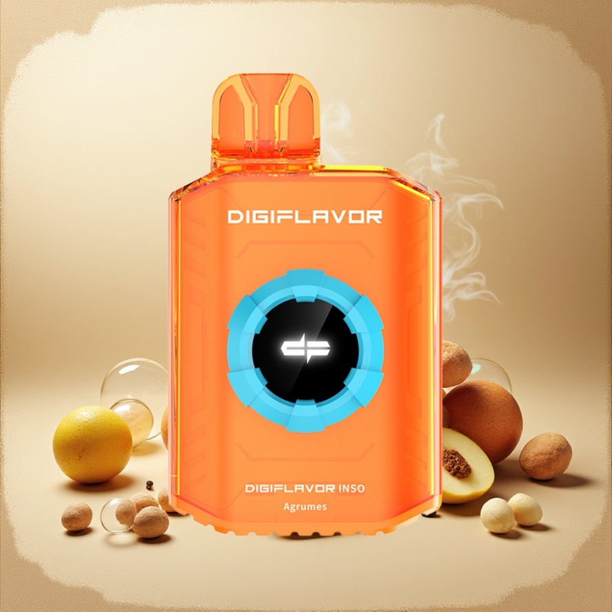 Digiflavor INSO 700 Puffs Engångsvape Citrus (2% Nikotin, Dual-Mesh Coils) – Svensk Grossist