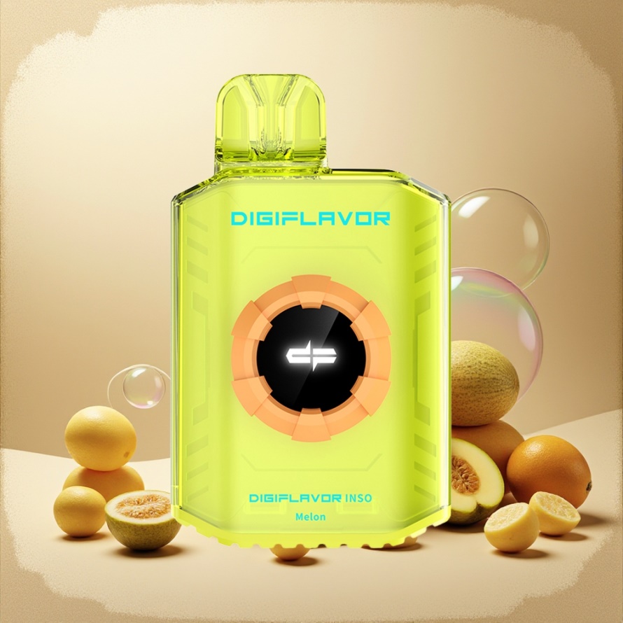 Digiflavor INSO 700 Puffs Engångsvape Melon Dual-Mesh Coils 2% Nikotin svensk grossist