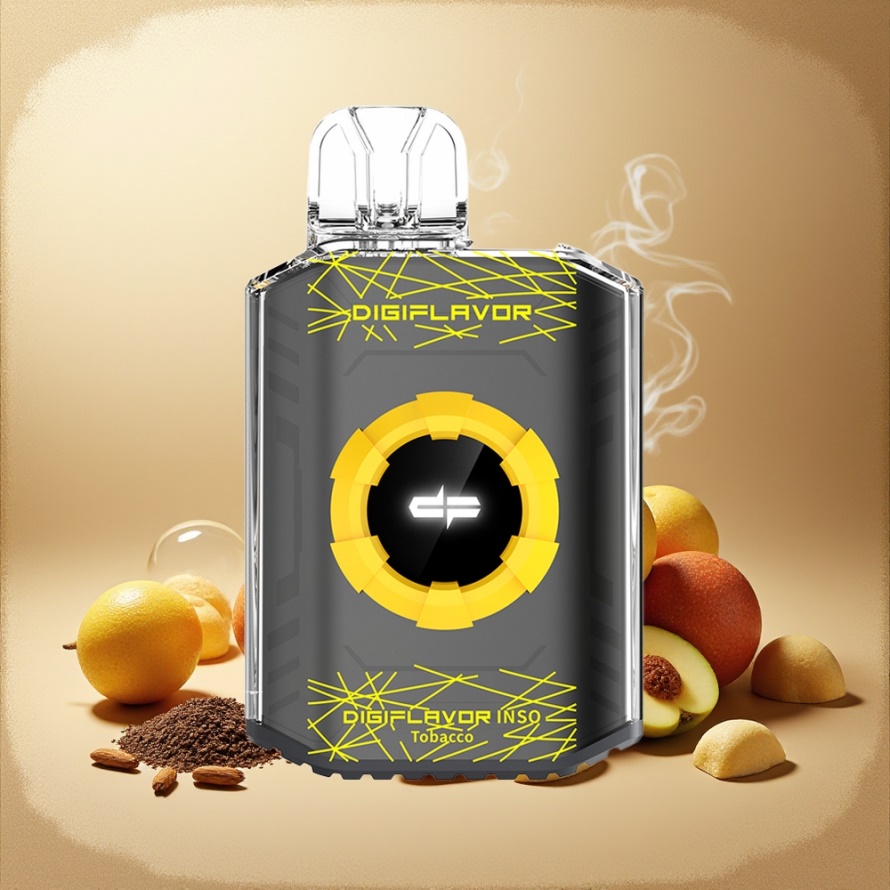 Digiflavor INSO 700 Puffs Engångsvape Tobak (Dual-Mesh Coils, 2% Nikotin) – svensk grossist