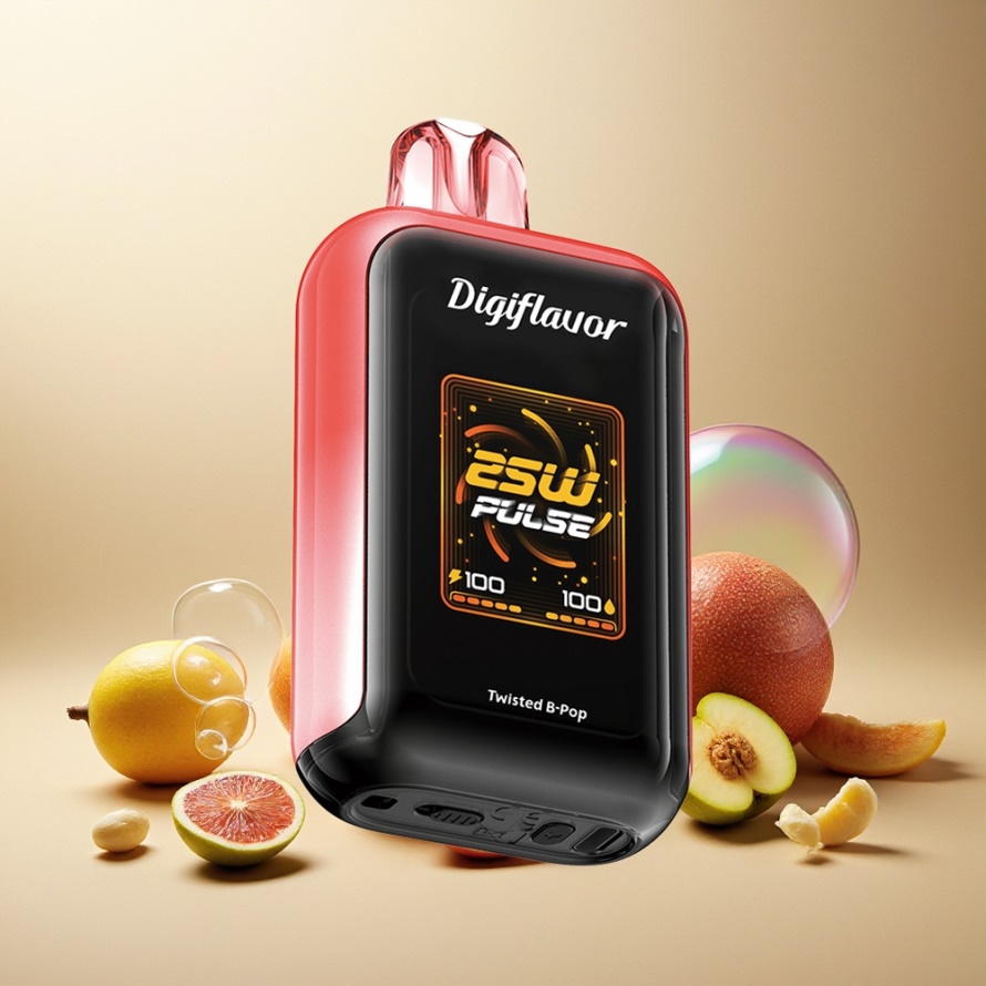 Digiflavor SKY 25000 Puffs Svensk Grossist Engångs Vape Twisted B Pop med 16.0 mL E-vätska & Dual Mesh Coil