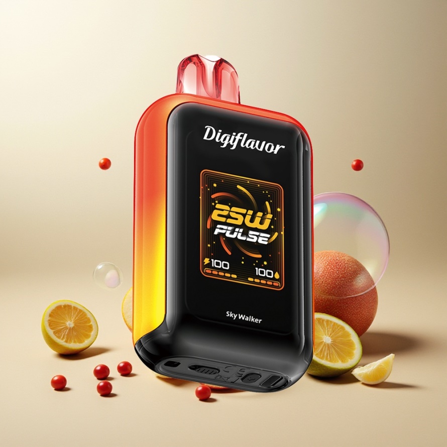 Digiflavor SKY 25K Puffs Svensk Grossist Engångs Vape Sky Walker med 16.0 mL E-vätska & USB-C