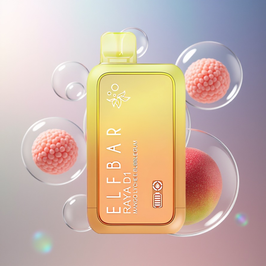 Elf Bar Raya D1 13000 Puffs Engångsvape Mango Litchi Tuggummi – Svensk Grossist