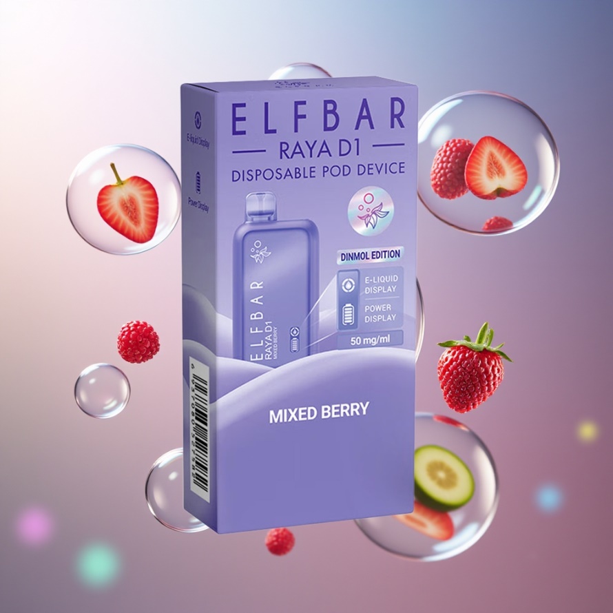 Elf Bar Raya D1 13000 Puffs Engångsvape Mixedbär – Svensk Grossist