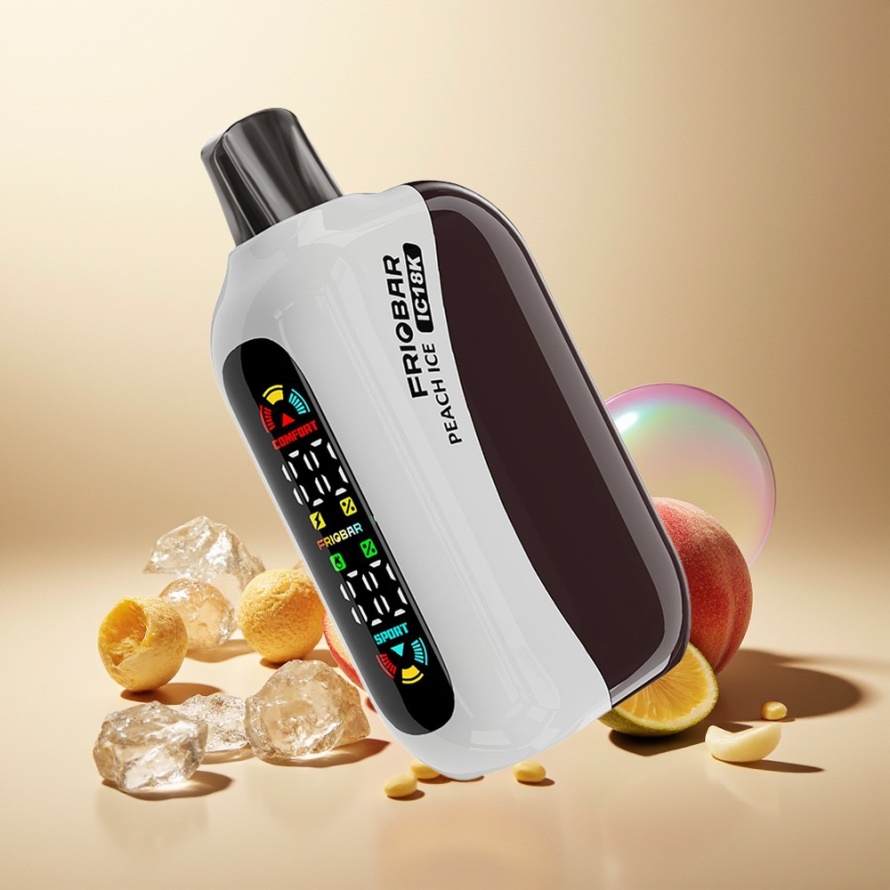 FRIOBAR IC18K 18000 Engångs Vape Persika Is svensk grossist