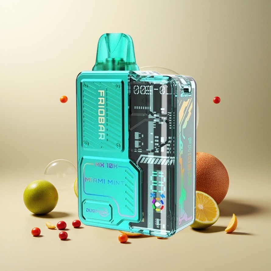 FRIOBAR MX 10K Engångs Vape Miami Mint svensk grossist 10mL 10000 puff 50mg