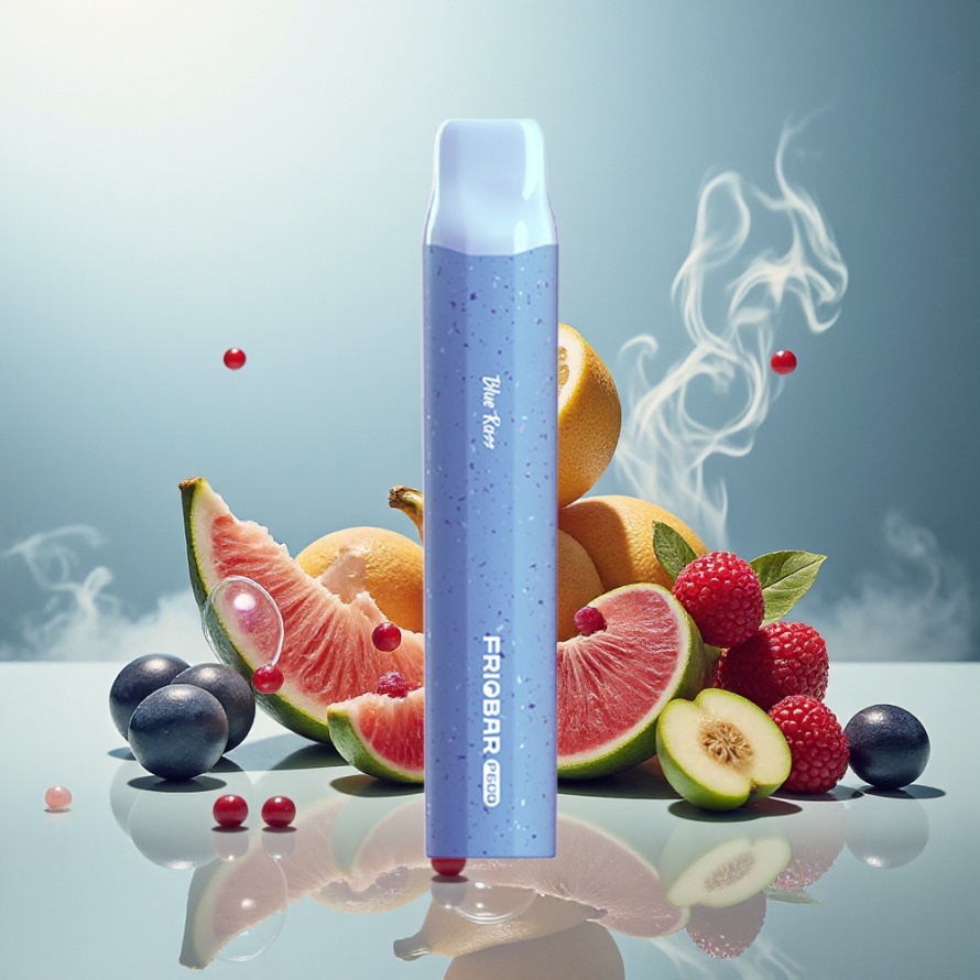 FRIOBAR P600 Engångs Vape Blå Hallon 2mL 600 puff svensk grossist