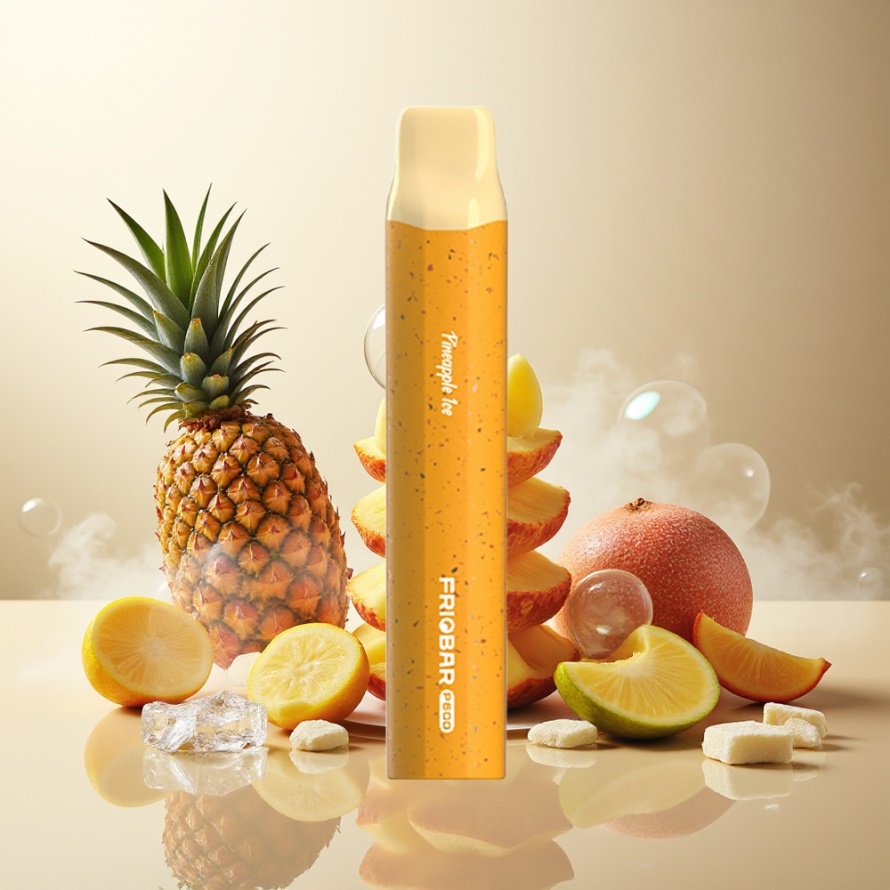 FRIOBAR P600 Engångsvape Ananas Is 2mL 600 puff 20mg/mL svensk grossist