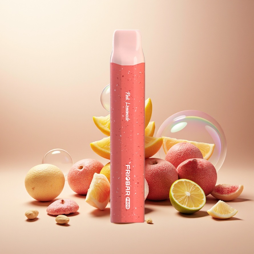FRIOBAR P600 Engångsvape Roskakt Lemonad svensk grossist 2mL 600 puffar 20mg/mL