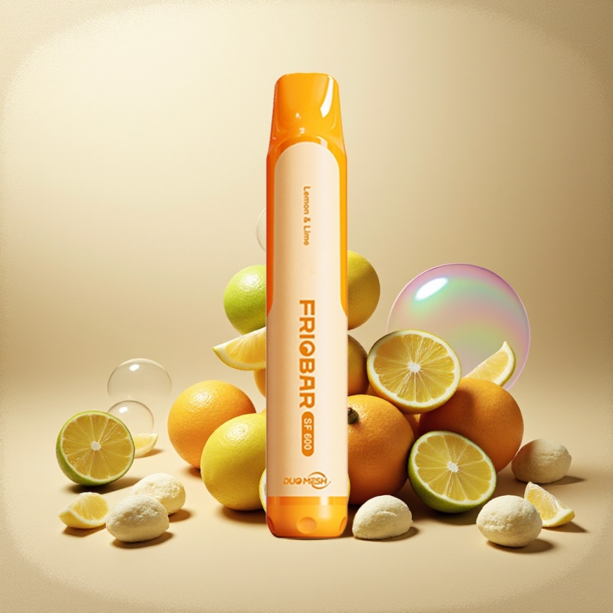 FRIOBAR SF600 Engångs Vape Citron Lime 600 puffar 20mg/mL svensk grossist