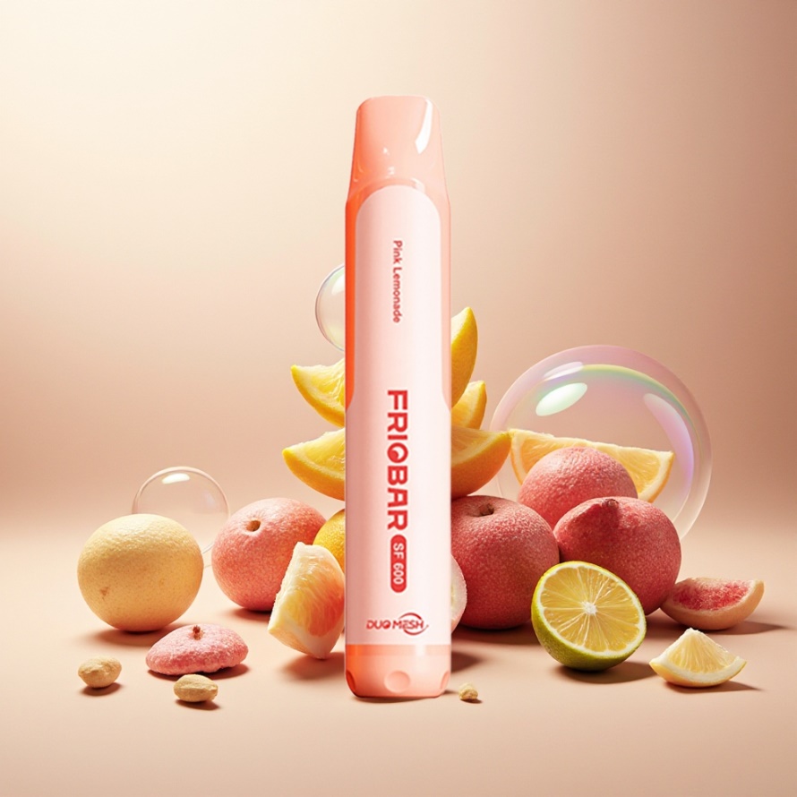 FRIOBAR SF600 Engångsvape Rosa Citronad 600 puffar 20mg/mL svensk grossist