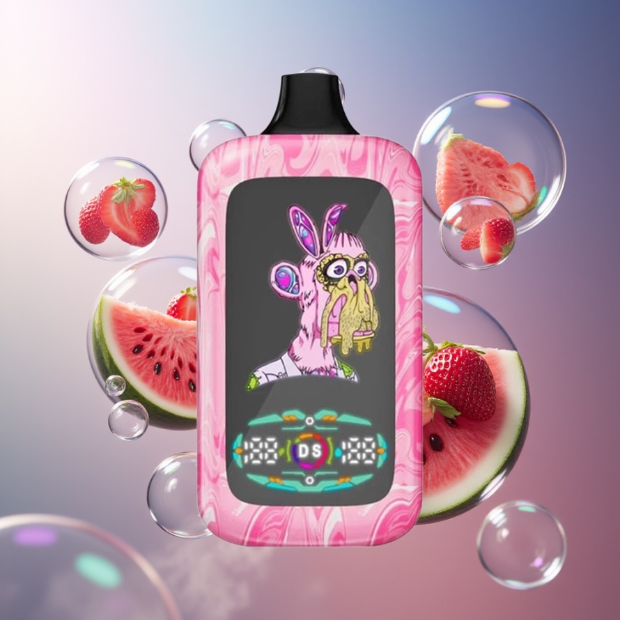 Fumot Digital Monkey 20000/40000 Svensk Grossist Engångs Vape Jordgubb Vattenmelon Dual Mesh Coil Type-C