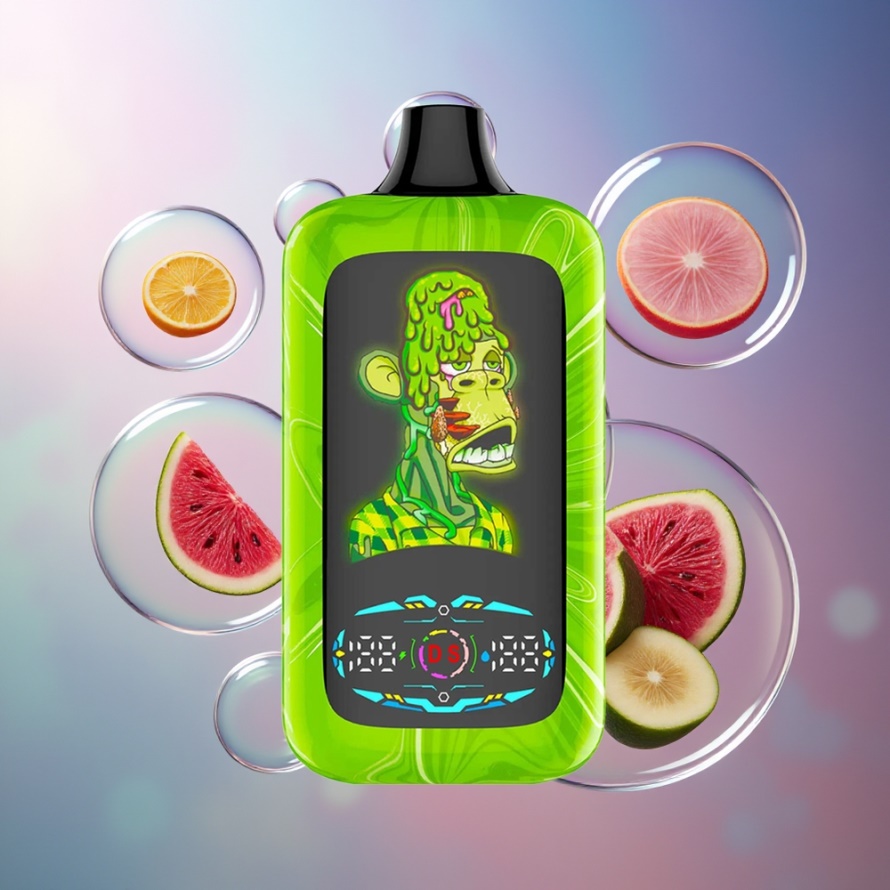 Fumot Digital Monkey 20000/40000 Svensk Grossist Engångsvape Tropisk Regnbågsblast Dual Mesh Coil Type-C 850MAH