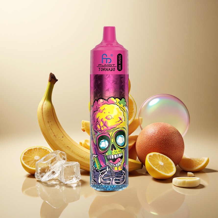 Fumot Randm Tornado 30000 Puffs Engångs Vape Bananis (30mL, 5% Nikotin, 600mAh) svensk grossist